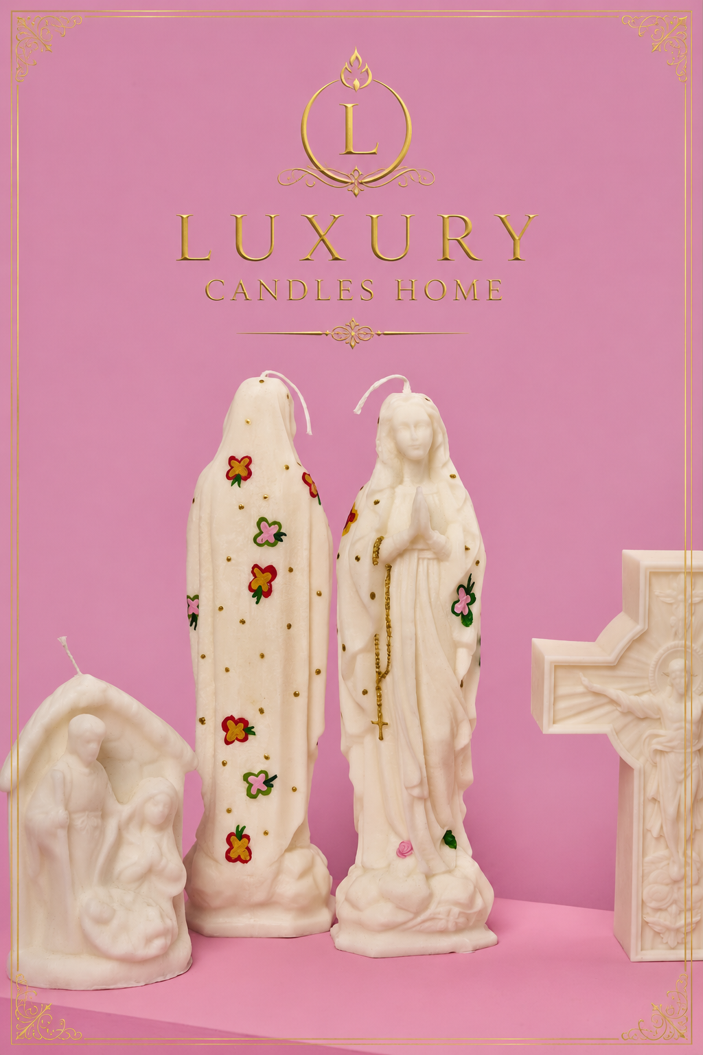 VELAS RELIGIOSAS DECORATIVAS